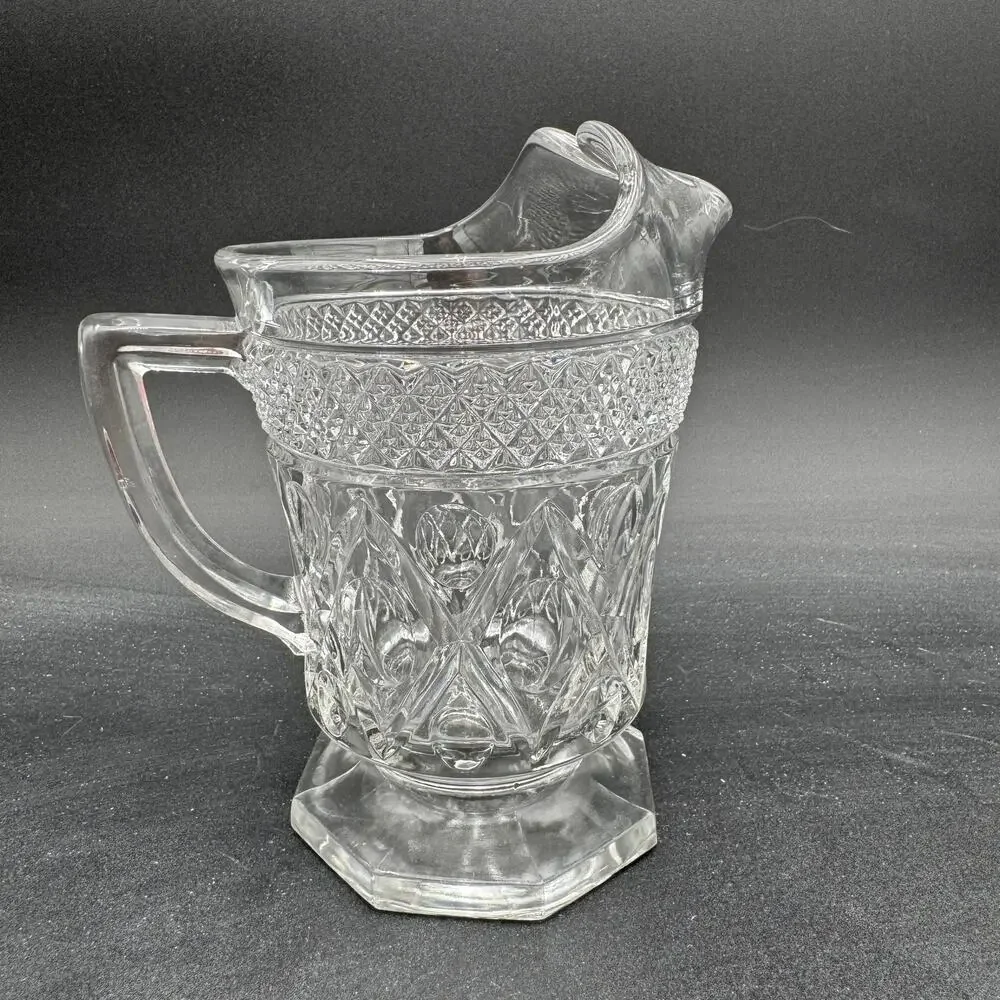 Vintage Pint Pitcher Cape Cod by Imperial Glass Ohio Glassware